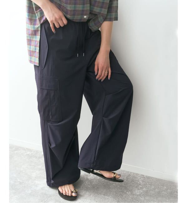 Spick and Span「SHEN TANAKA*S パラシュートパンツ」|カーゴ|