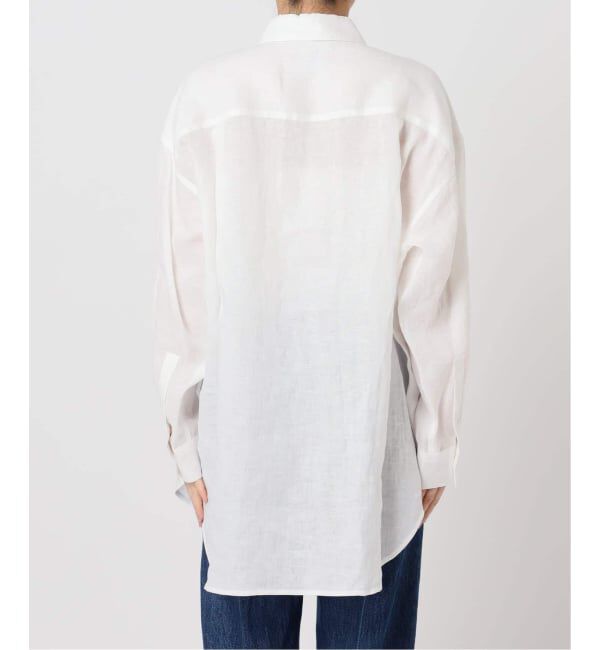 U by SPICK&SPAN「リネンオーバーシャツ」|シャツ・ブラウス|