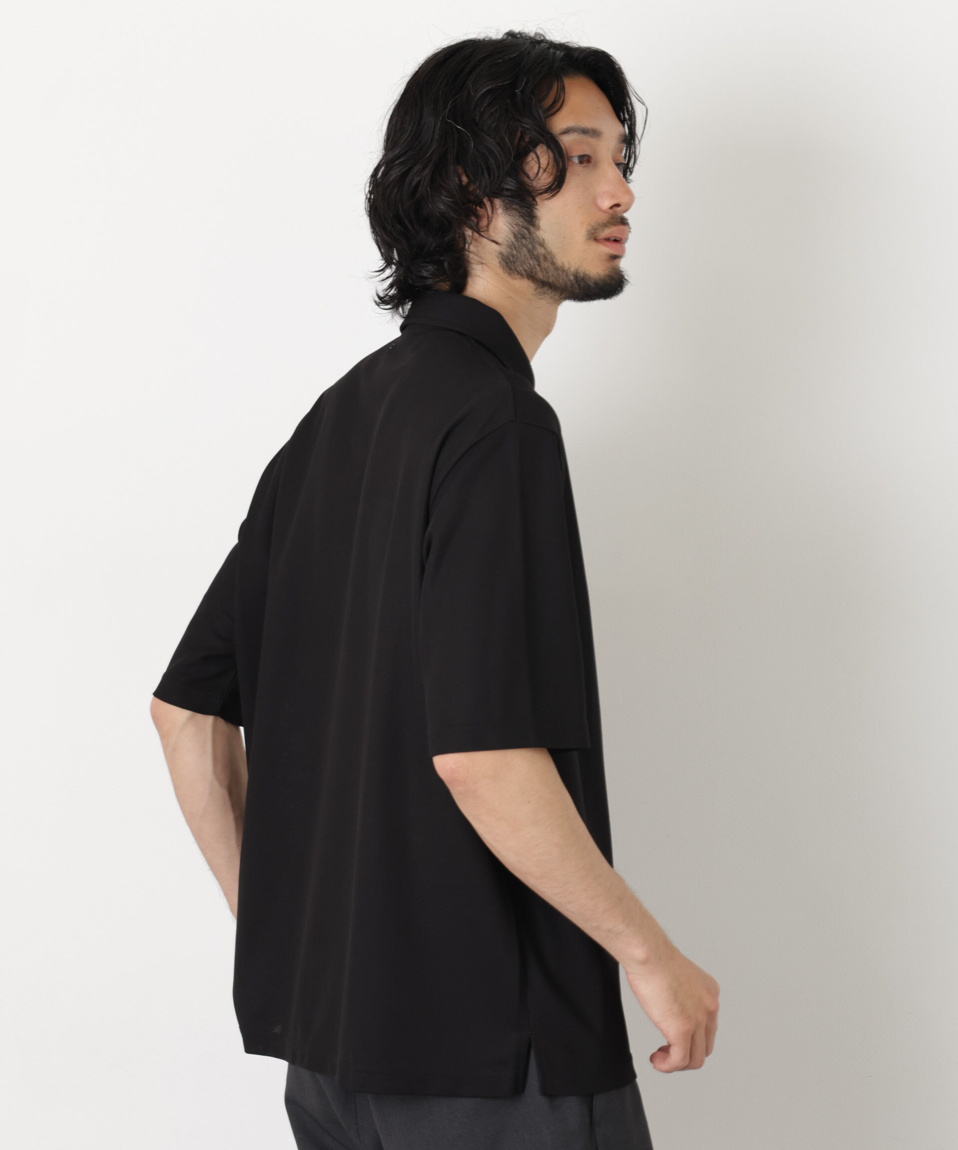 NANO universe「スタンダードカノコポロシャツ 半袖」|Tシャツ・カットソー|