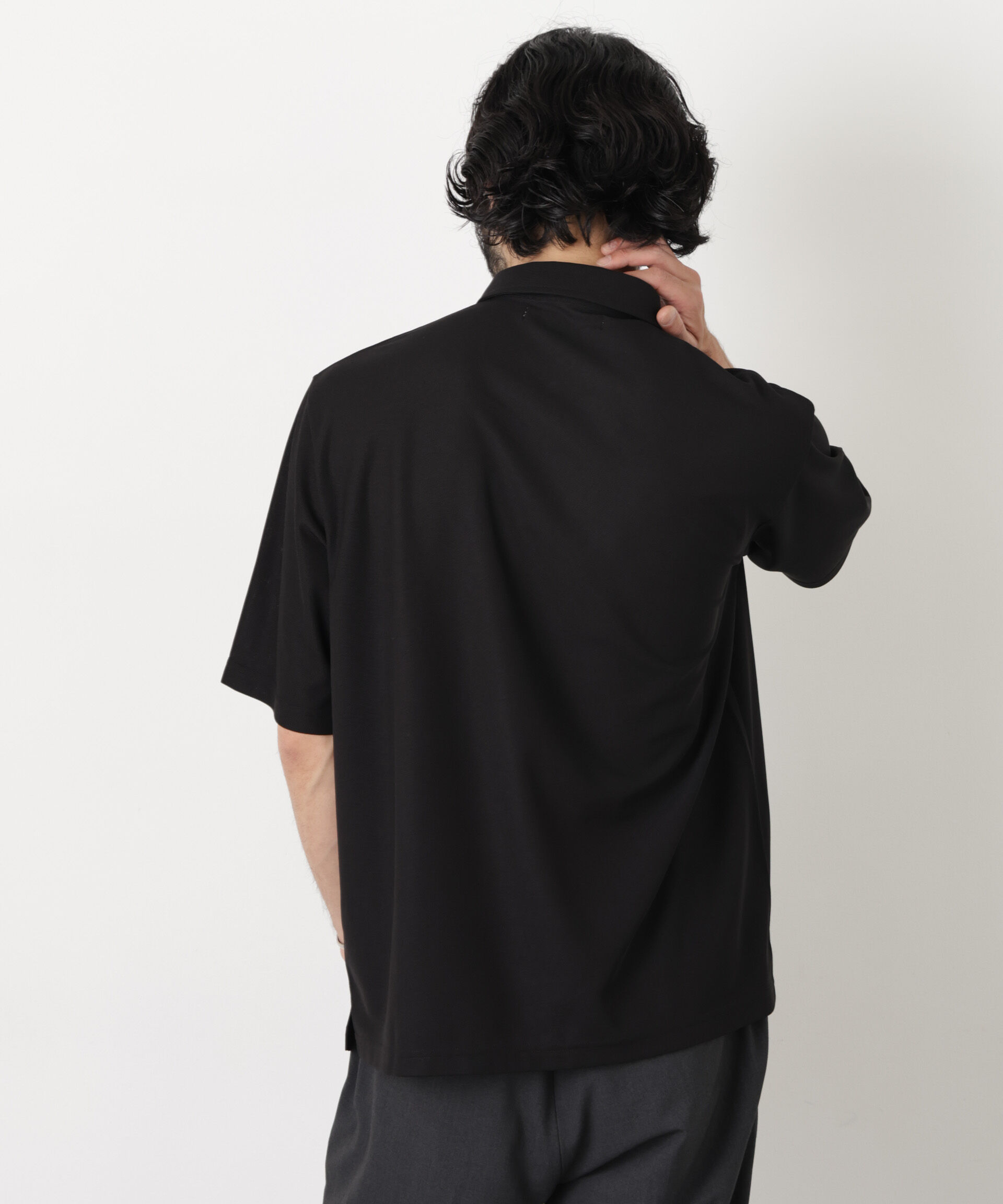 NANO universe「スタンダードカノコポロシャツ 半袖」|Tシャツ・カットソー|