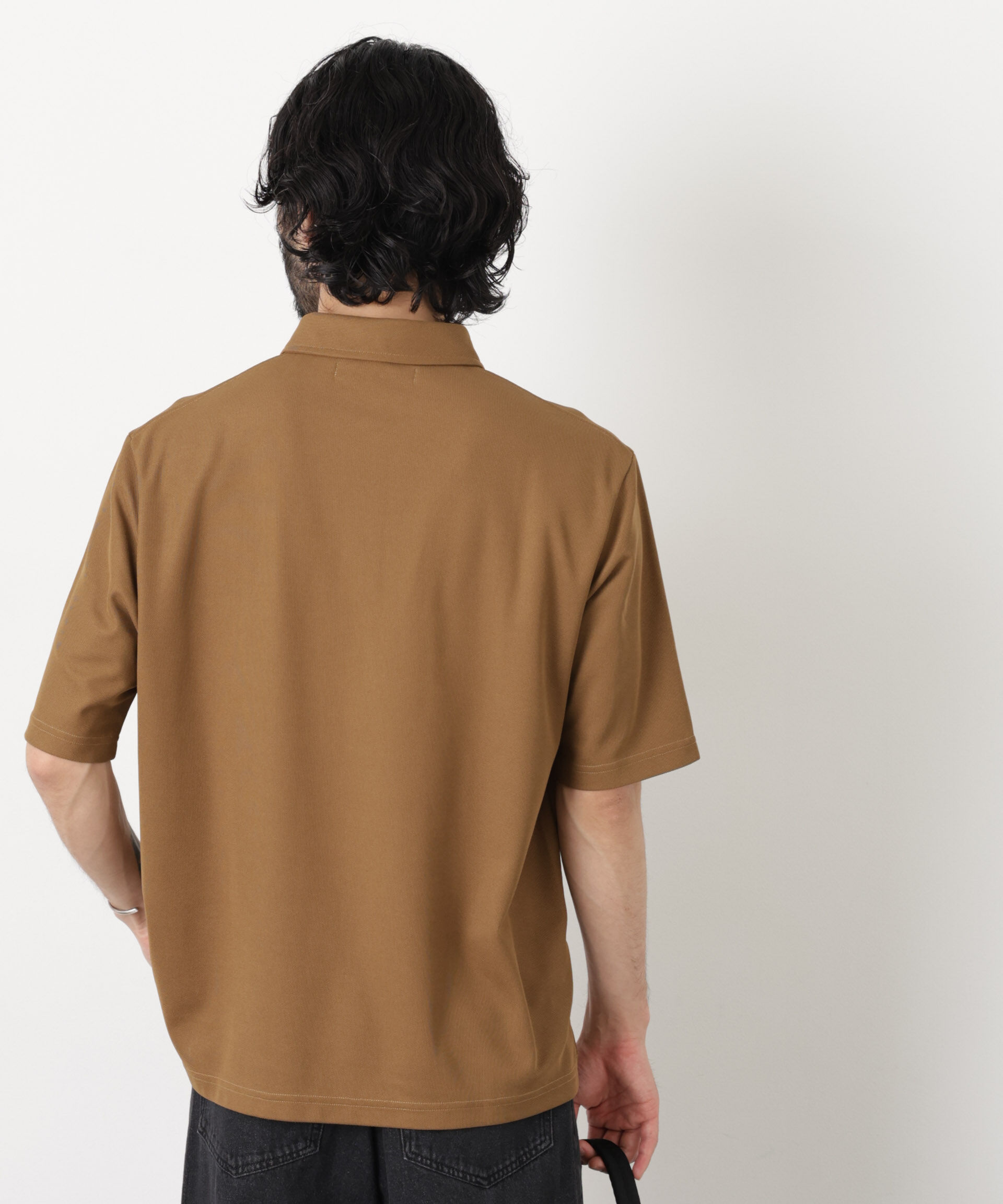 NANO universe「スタンダードカノコポロシャツ 半袖」|Tシャツ・カットソー|