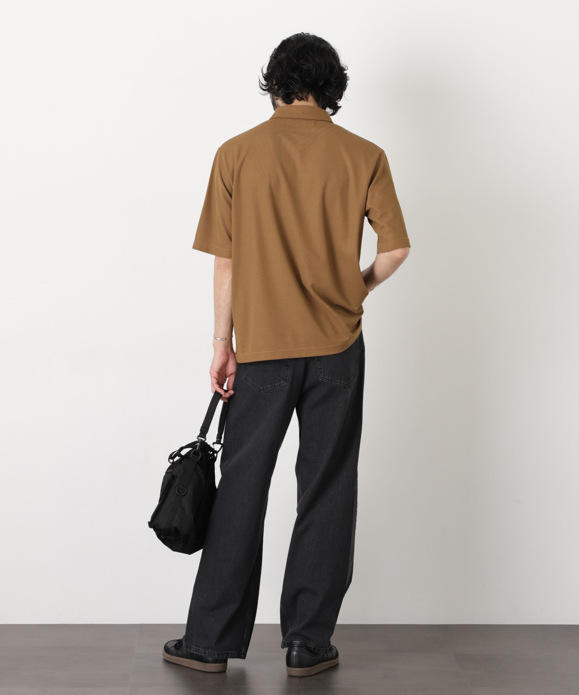 NANO universe「スタンダードカノコポロシャツ 半袖」|Tシャツ・カットソー|