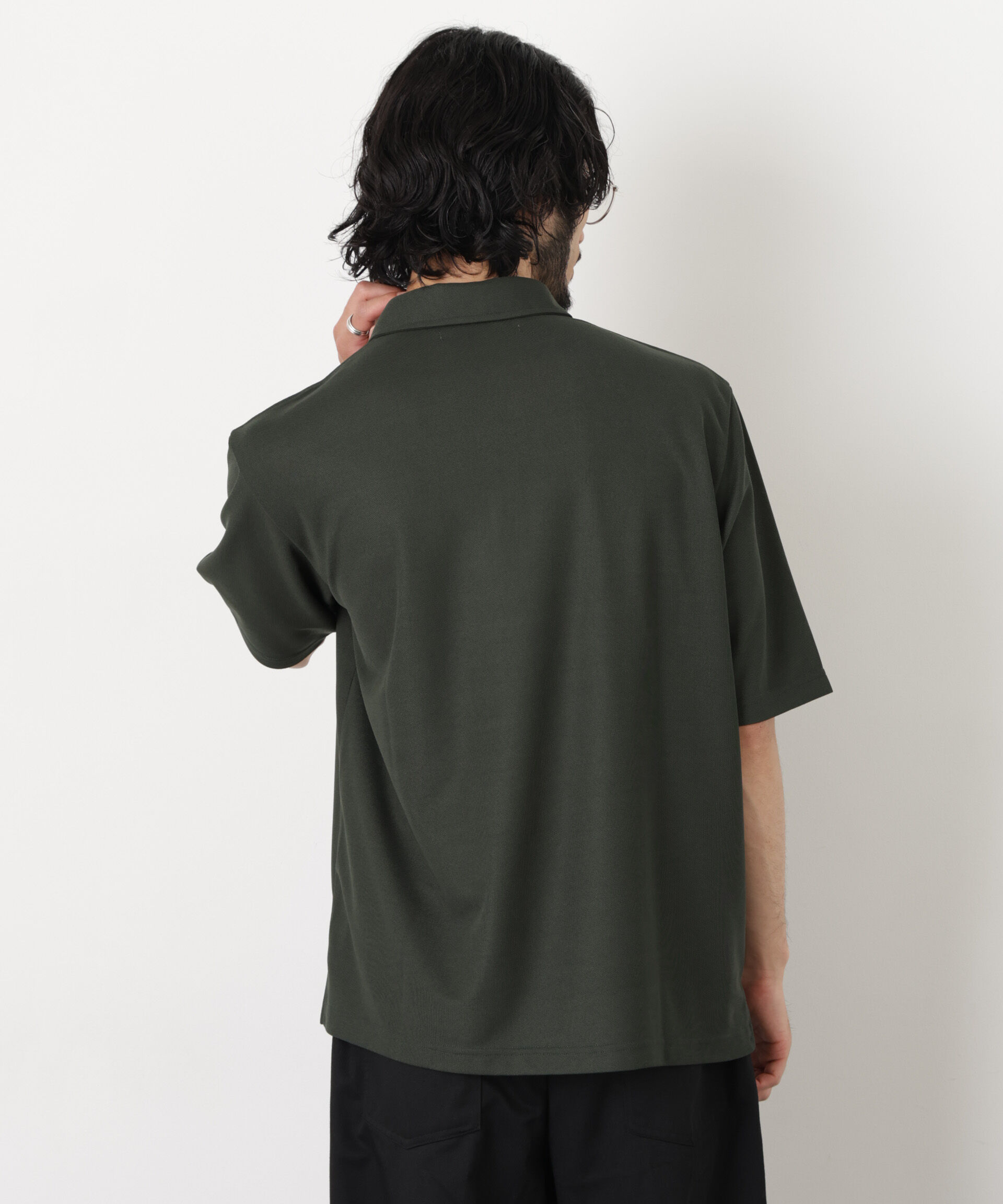 NANO universe「スタンダードカノコポロシャツ 半袖」|Tシャツ・カットソー|
