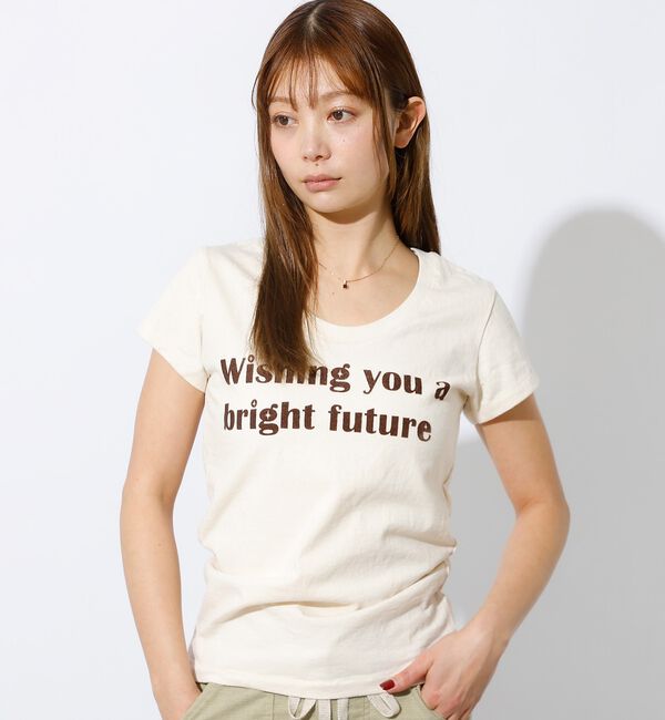 Rouge vif「【MIXTA/ミクスタ】プリント Tシャツ / ロゴTシャツ / 半袖」|Tシャツ・カットソー|