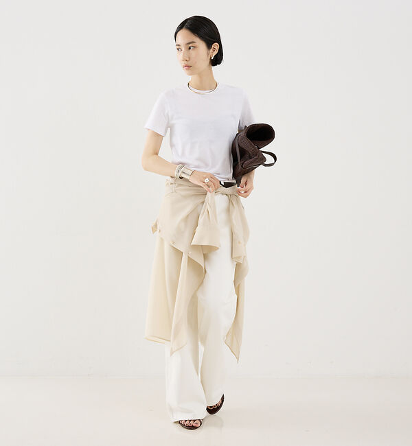 The Store by C' 「【NINETY PERCENT】COTTON CREW NECK T SHIRT」|Tシャツ・カットソー|