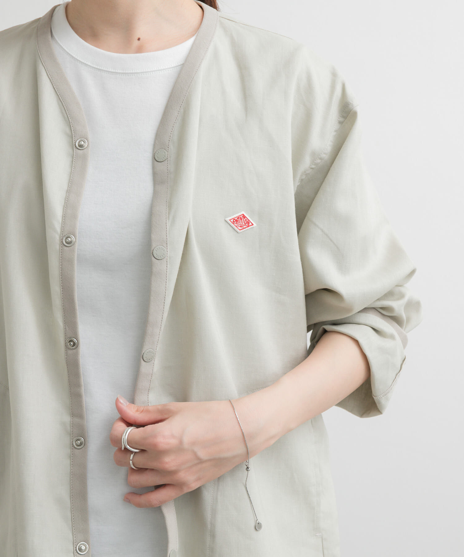 URBAN RESEARCH DOORS「DANTON　SHIRTS CARDIGAN」|カーディガン|
