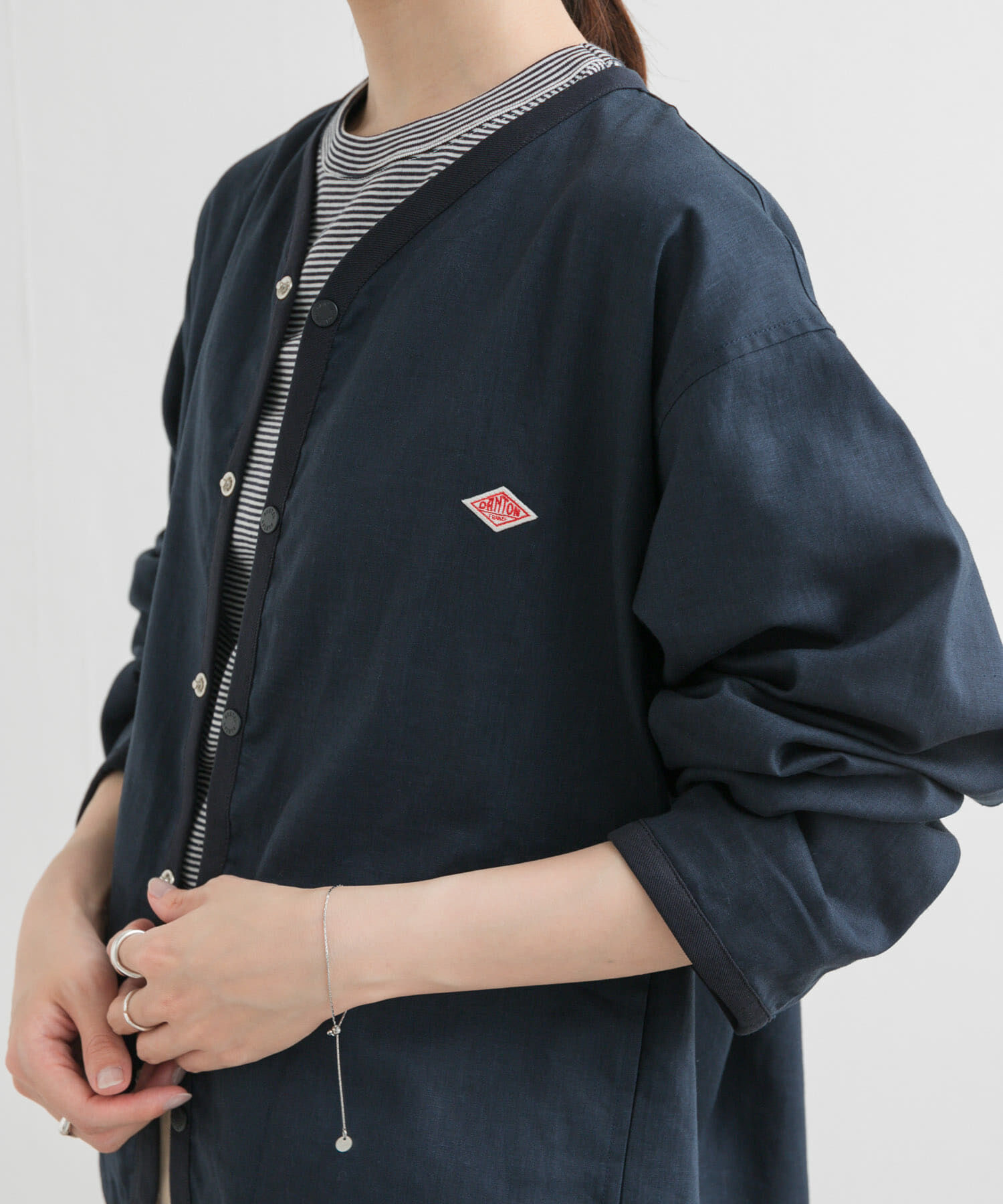 URBAN RESEARCH DOORS「DANTON　SHIRTS CARDIGAN」|カーディガン|