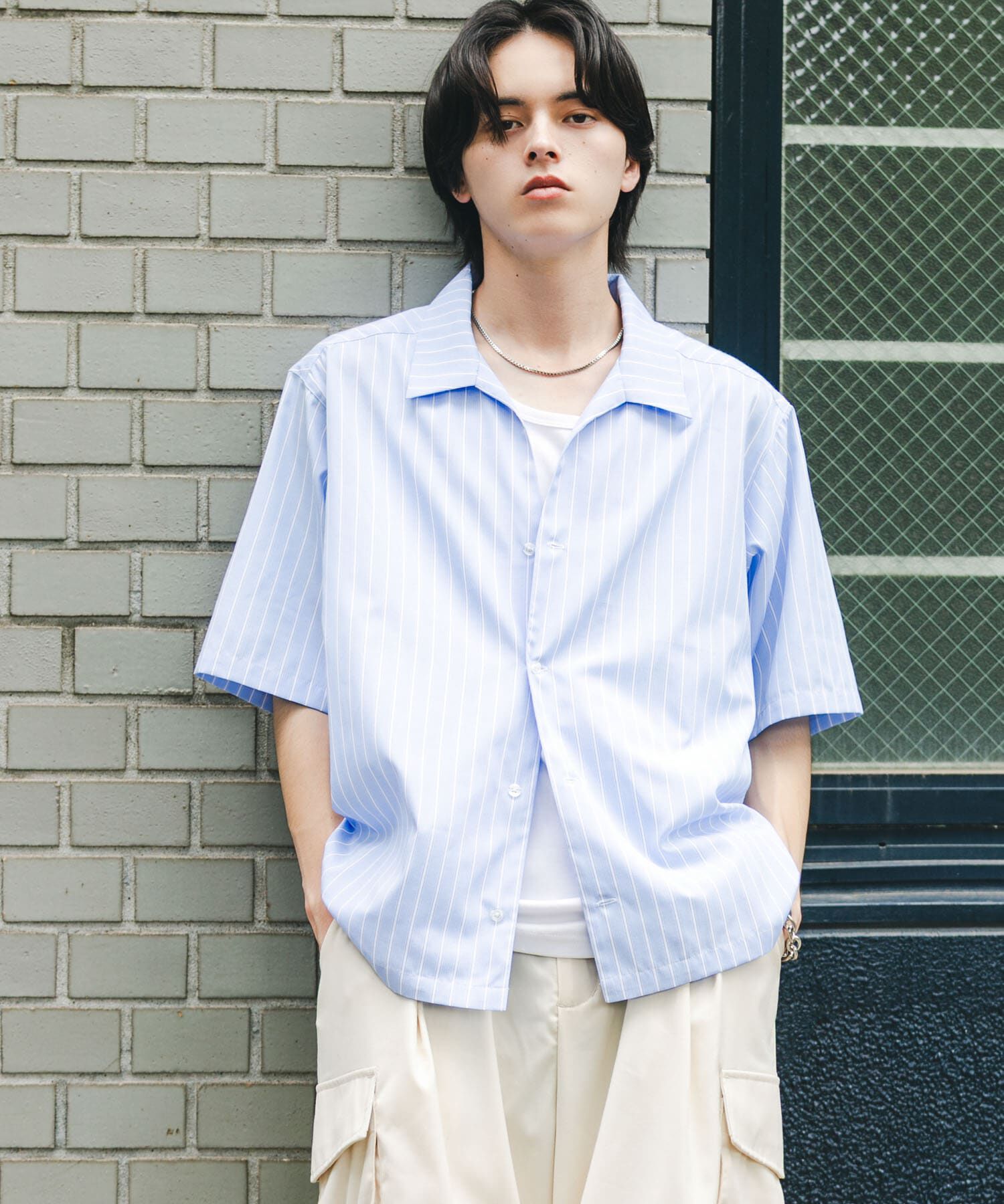 SENSE OF PLACE by URBAN RESEARCH「『イージーケア』シアースキッパーショートスリーブシャツ」|シャツ・ブラウス|
