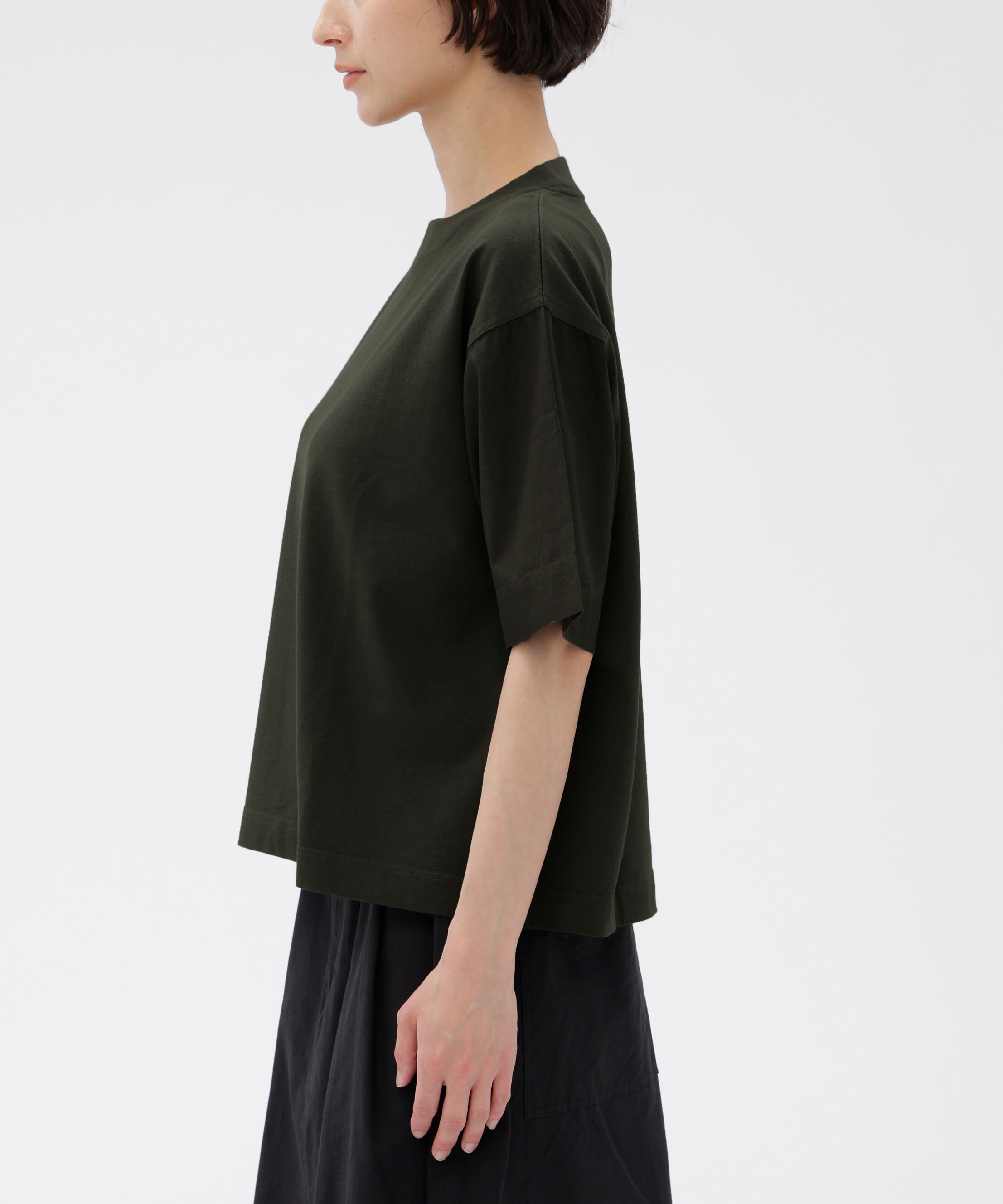 MHL.「GARMENT DYE COTTON JERSEY TOP」|Tシャツ・カットソー|