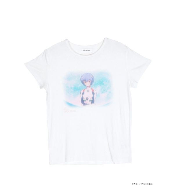 CALNAMUR「【新世紀エヴァンゲリオンコラボ】レイ アスカ 儚げTシャツ」|Tシャツ・カットソー|