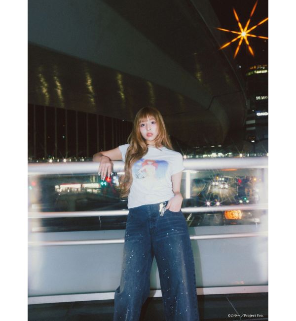 CALNAMUR「【新世紀エヴァンゲリオンコラボ】レイ アスカ 儚げTシャツ」|Tシャツ・カットソー|