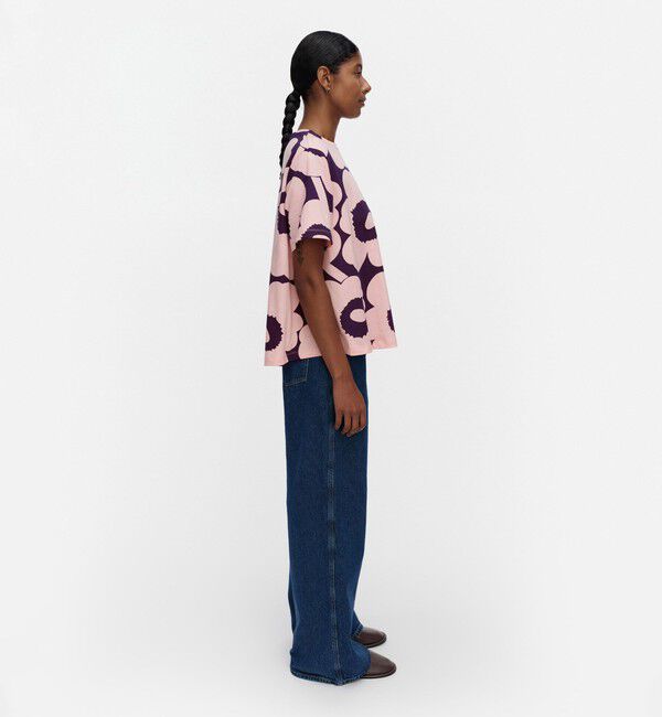 Marimekko「Pisteytys Unikko Tシャツ」|シャツ・ブラウス|