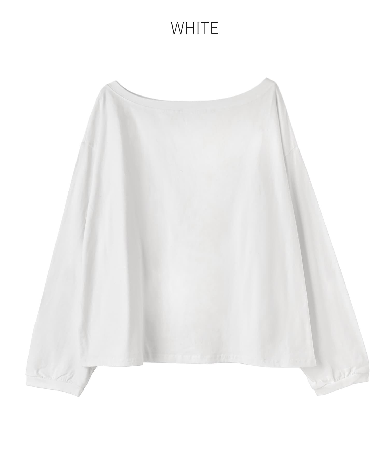 STYLE DELI「綿100ボートオフショルトップス」|Tシャツ・カットソー|