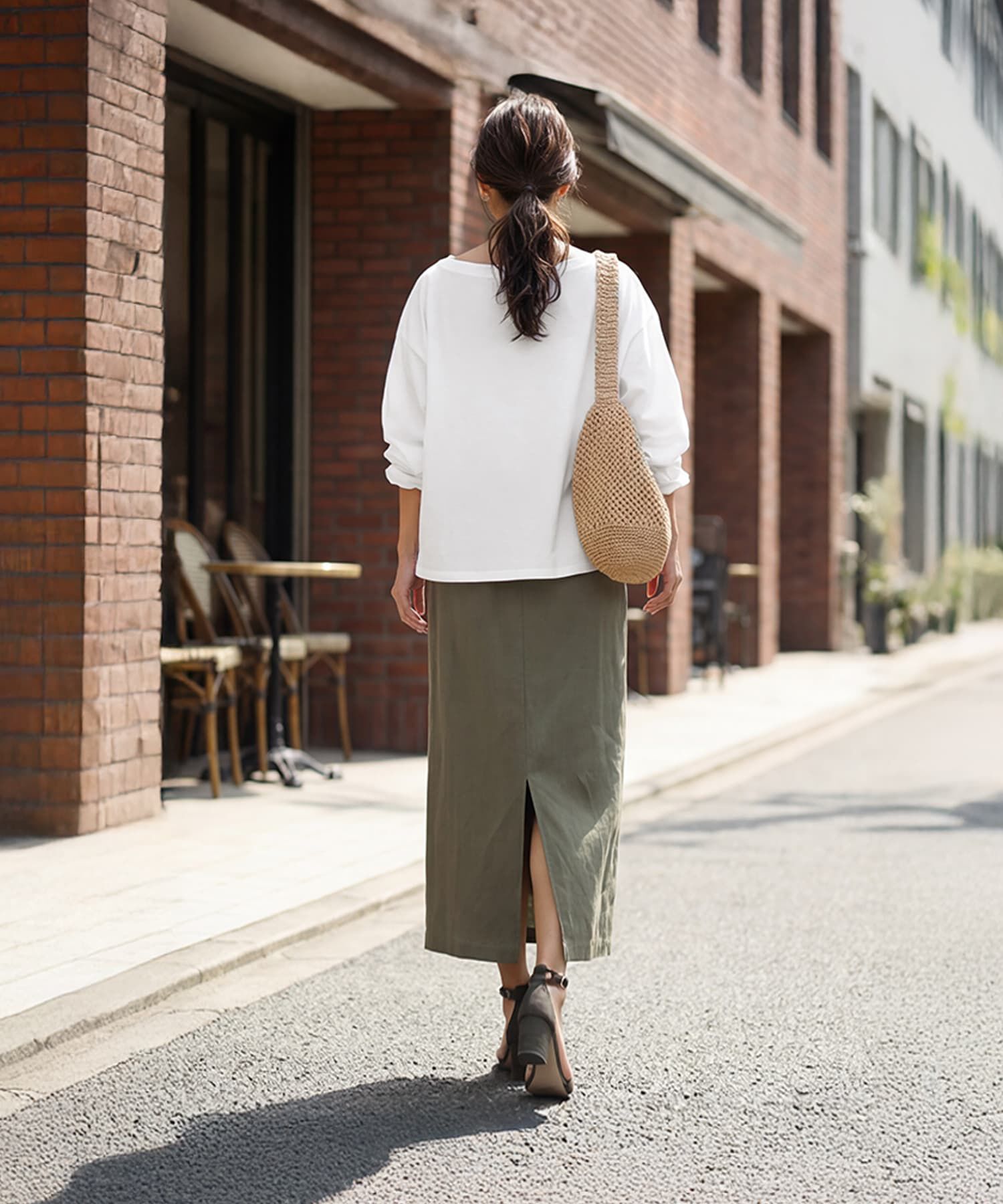 STYLE DELI「綿100ボートオフショルトップス」|Tシャツ・カットソー|