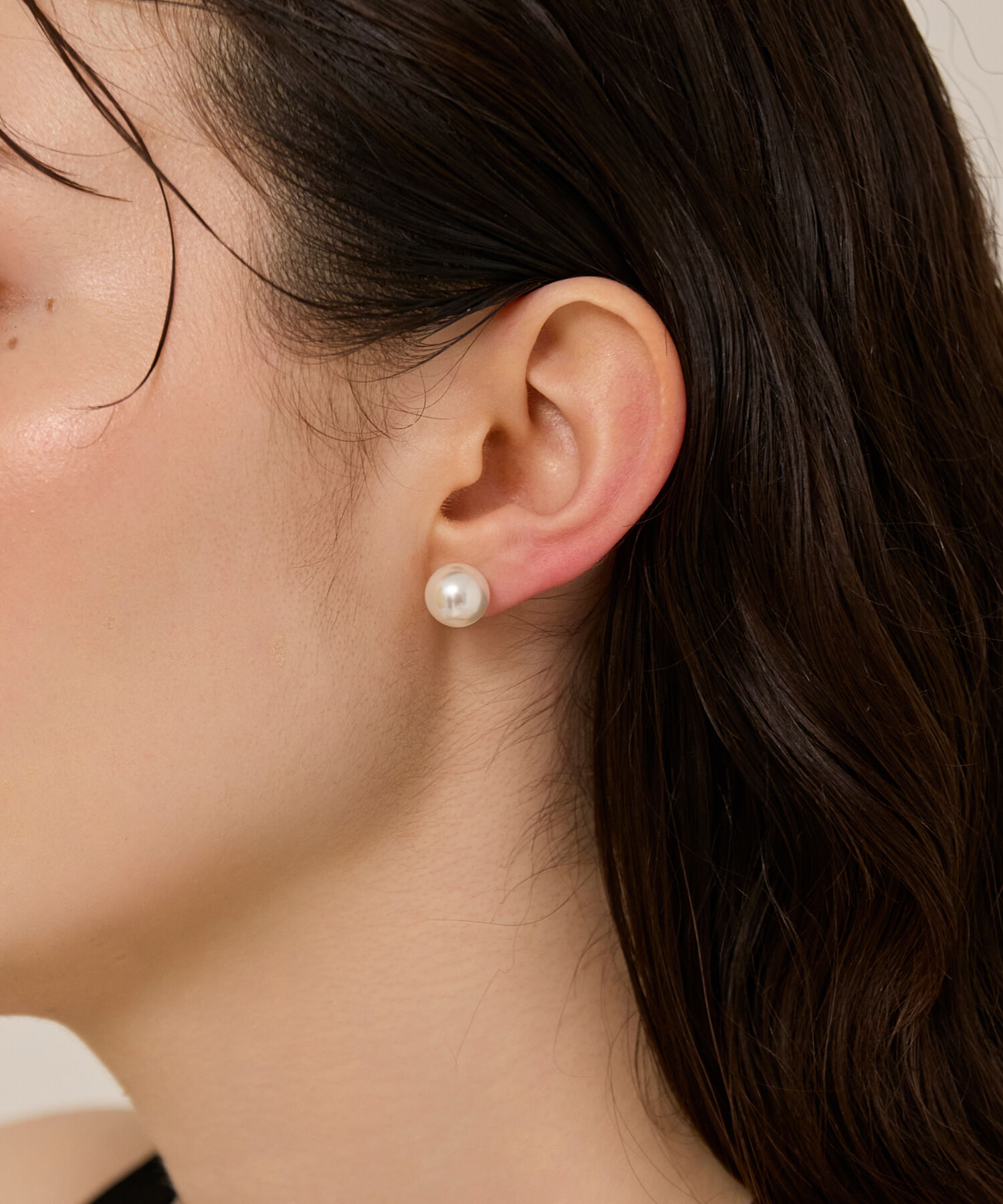 Phoebe「【金属アレルギー対応】2wayドロップラインパールバックキャッチピアス　シルバー/ニッケルフリー」|ピアス|