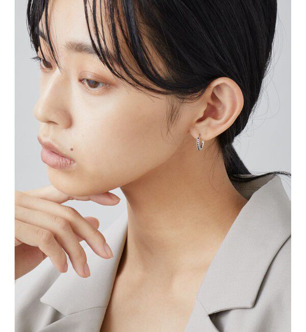 Jouete「スナップピアス ジルコニア」|ピアス|
