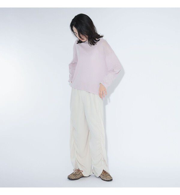 BEAMSBOY「maturely / チュール リバーシブル カフ ロングスリーブ」|Tシャツ・カットソー|