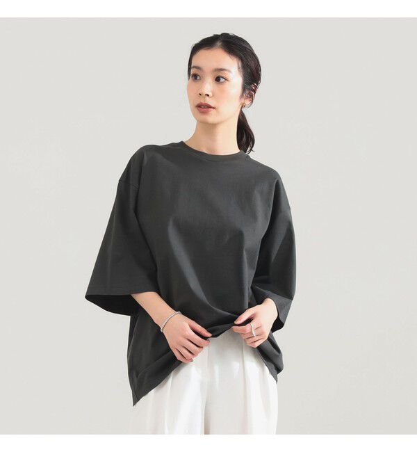 Demi-Luxe BEAMS 「AK+1 / ビッグ Tシャツ」|Tシャツ・カットソー|CHARCOAL.GREY