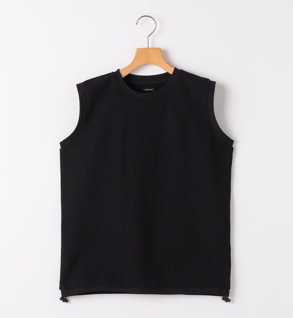 SHIPS KIDS「ARCH&LINE:100～125cm / 〈UVカット〉ワッフル タンクトップ」|タンクトップ|ブラック