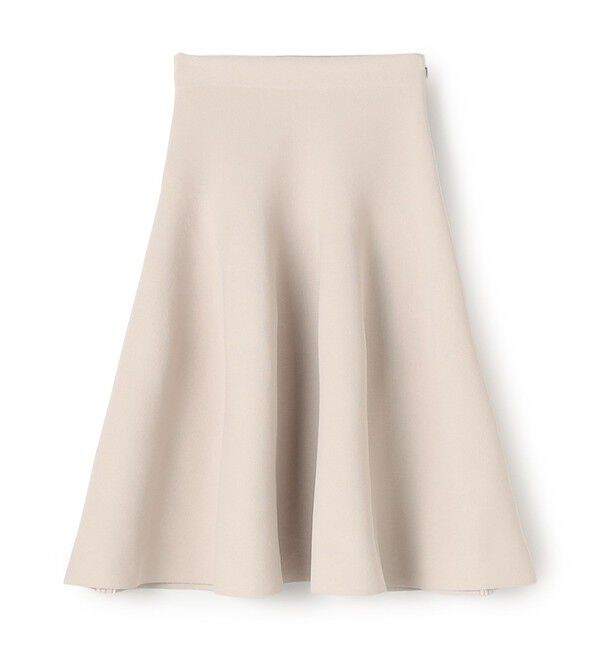 TOMORROWLAND BUYING WEAR「CFCL MILAN MIDI FLARE SKIRT ミラノリブ フレアスカート」|フレア|41 ライトベージュ