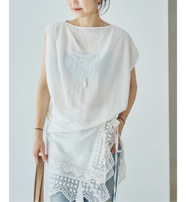 Plage「Sleeveless gather TEE」|Tシャツ・カットソー|