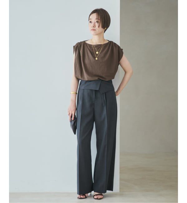 Plage「Sleeveless gather TEE」|Tシャツ・カットソー|