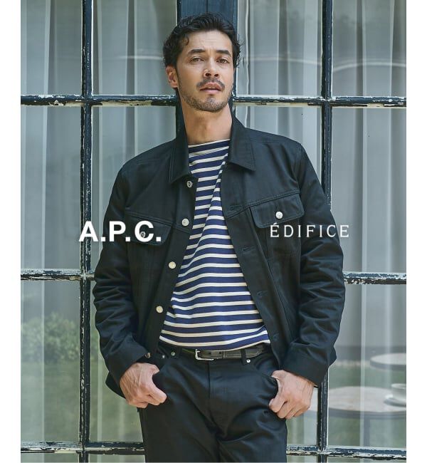 予約》A.P.C.（アー・ペー・セー）別注 satin Jacket（EDIFICE