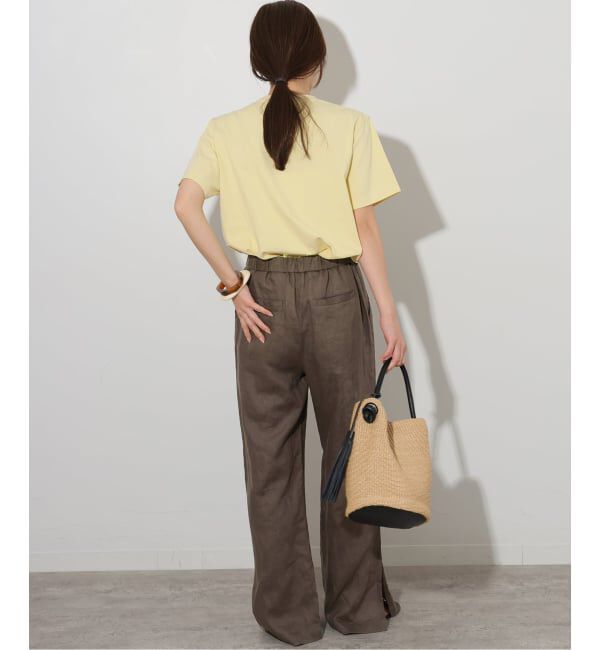 JOURNAL STANDARD relume「《追加2》麻スリットイージーパンツ」|その他|