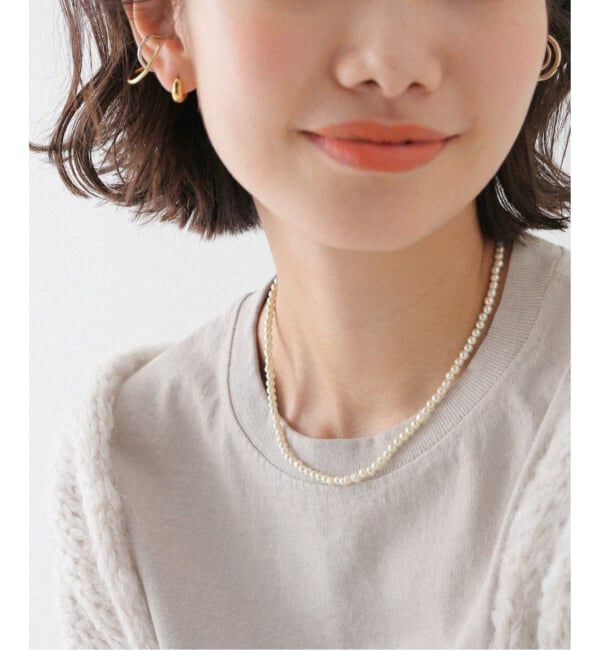 JOURNAL STANDARD relume「《WEB限定追加2》relumeガラスパールネックレス40cm」|ネックレス|