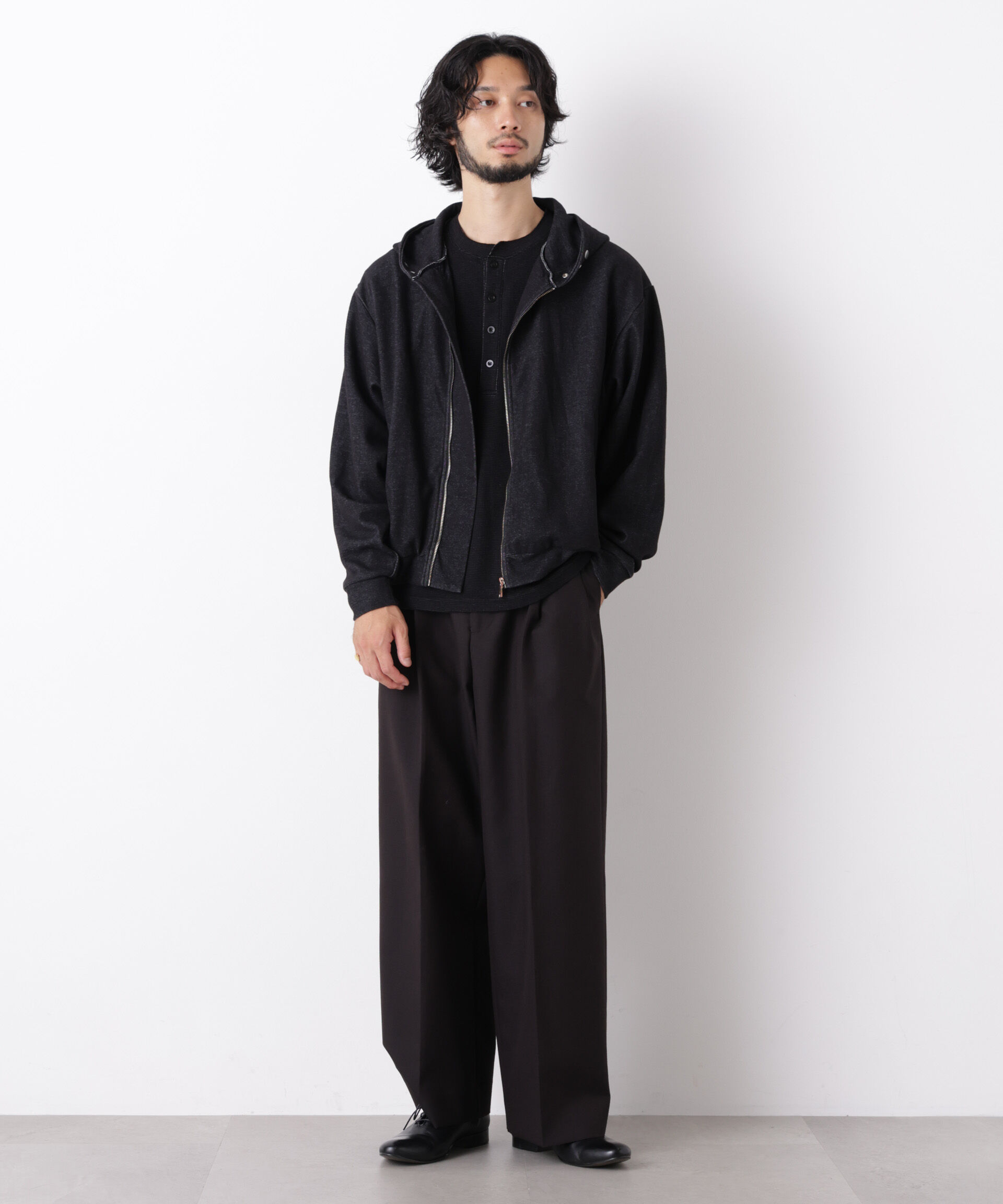 NANO universe「｢surplus｣ フーディージップパーカー」|Tシャツ・カットソー|
