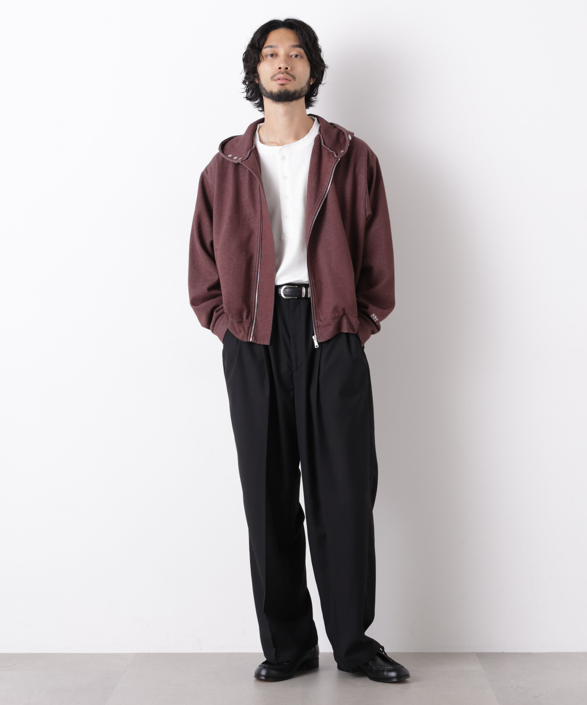 NANO universe「｢surplus｣ フーディージップパーカー」|Tシャツ・カットソー|