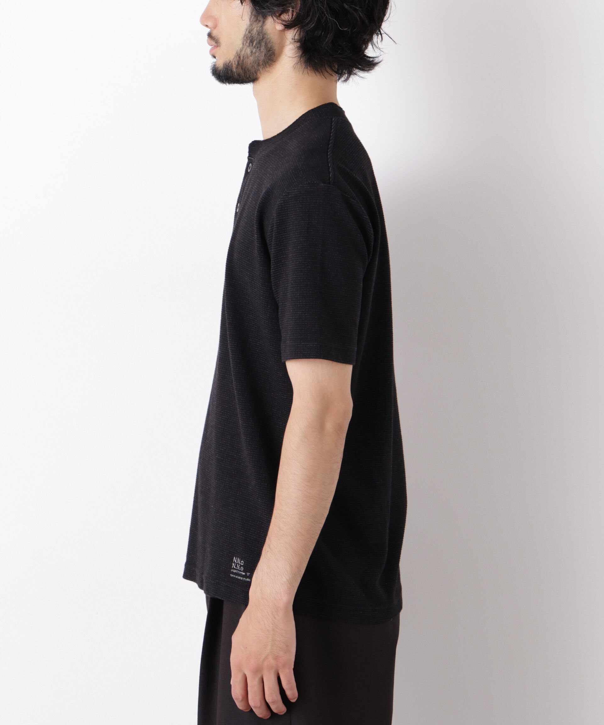 NANO universe「｢surplus｣ サーマルヘンリーハーフスリーブ」|Tシャツ・カットソー|