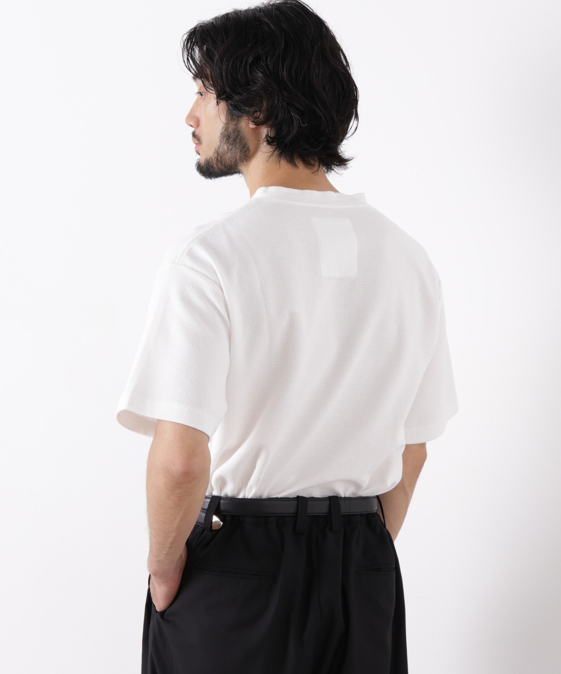 NANO universe「｢surplus｣ サーマルヘンリーハーフスリーブ」|Tシャツ・カットソー|