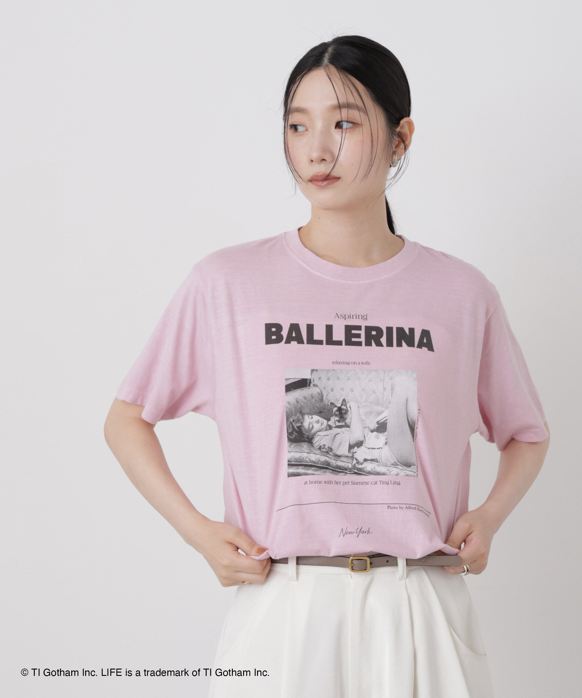 NANO universe「GOOD ROCK SPEED/LIFE PICTURE COLLECTION Tshirts Pink」|Tシャツ・カットソー|