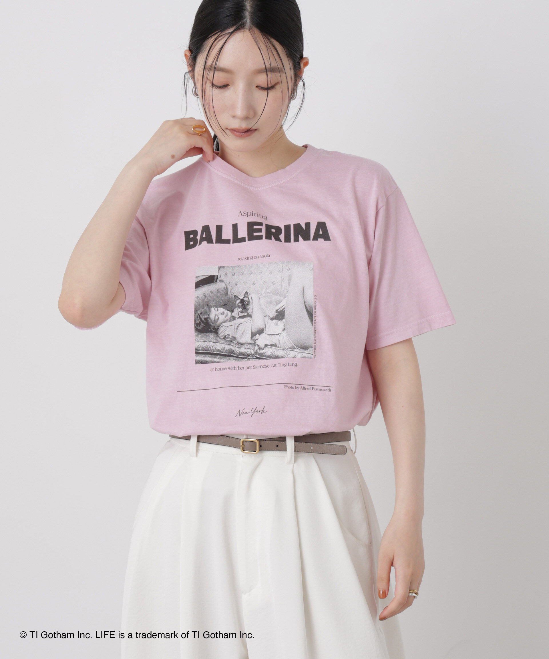 NANO universe「GOOD ROCK SPEED/LIFE PICTURE COLLECTION Tshirts Pink」|Tシャツ・カットソー|