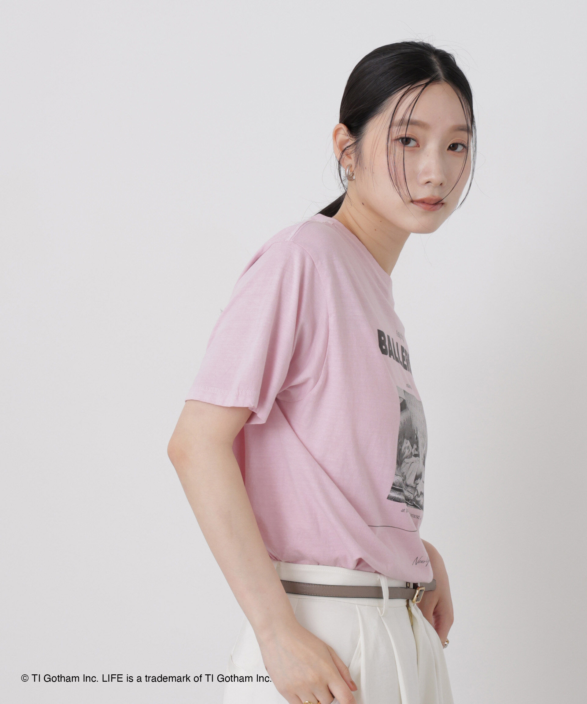 NANO universe「GOOD ROCK SPEED/LIFE PICTURE COLLECTION Tshirts Pink」|Tシャツ・カットソー|