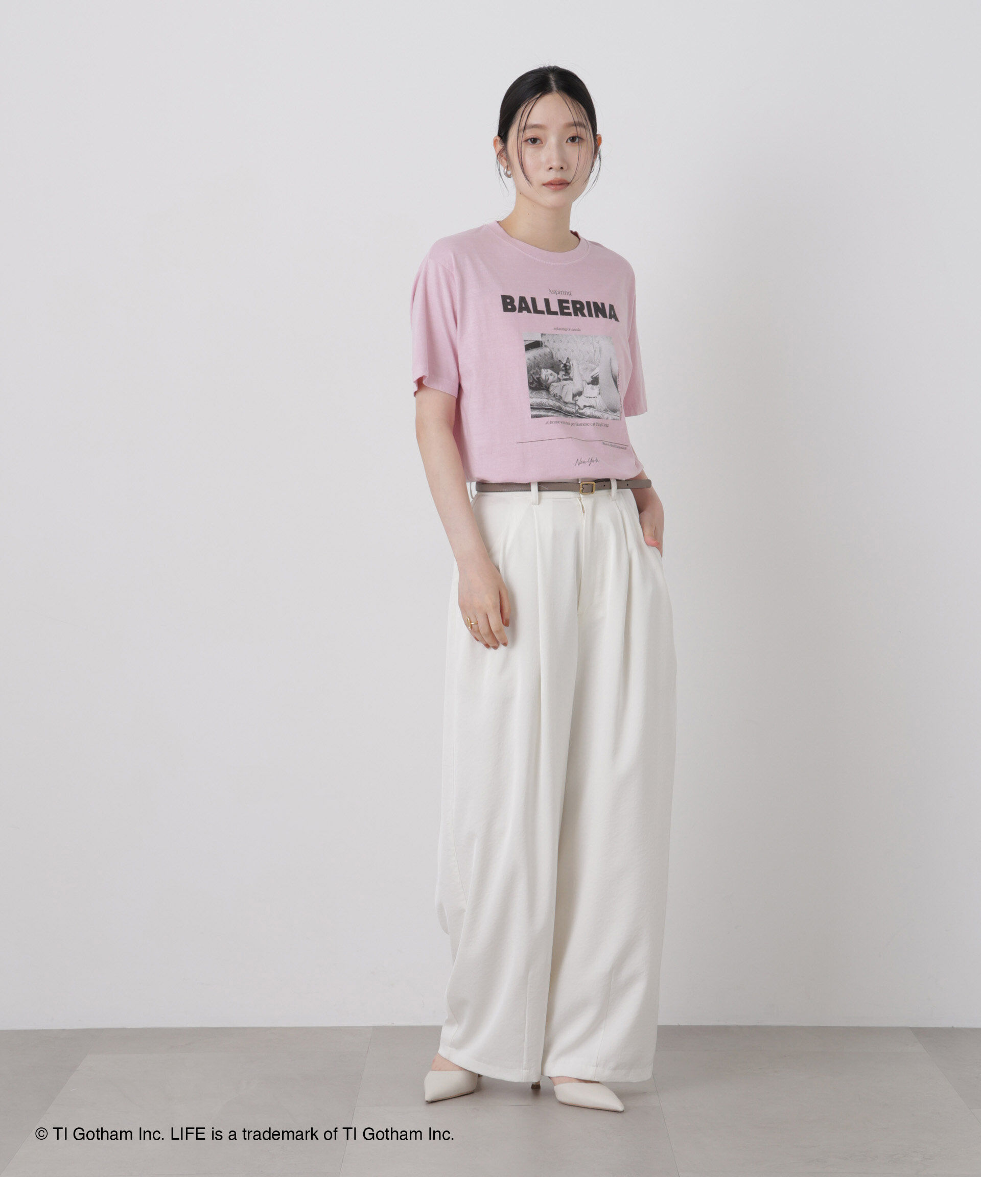 NANO universe「GOOD ROCK SPEED/LIFE PICTURE COLLECTION Tshirts Pink」|Tシャツ・カットソー|