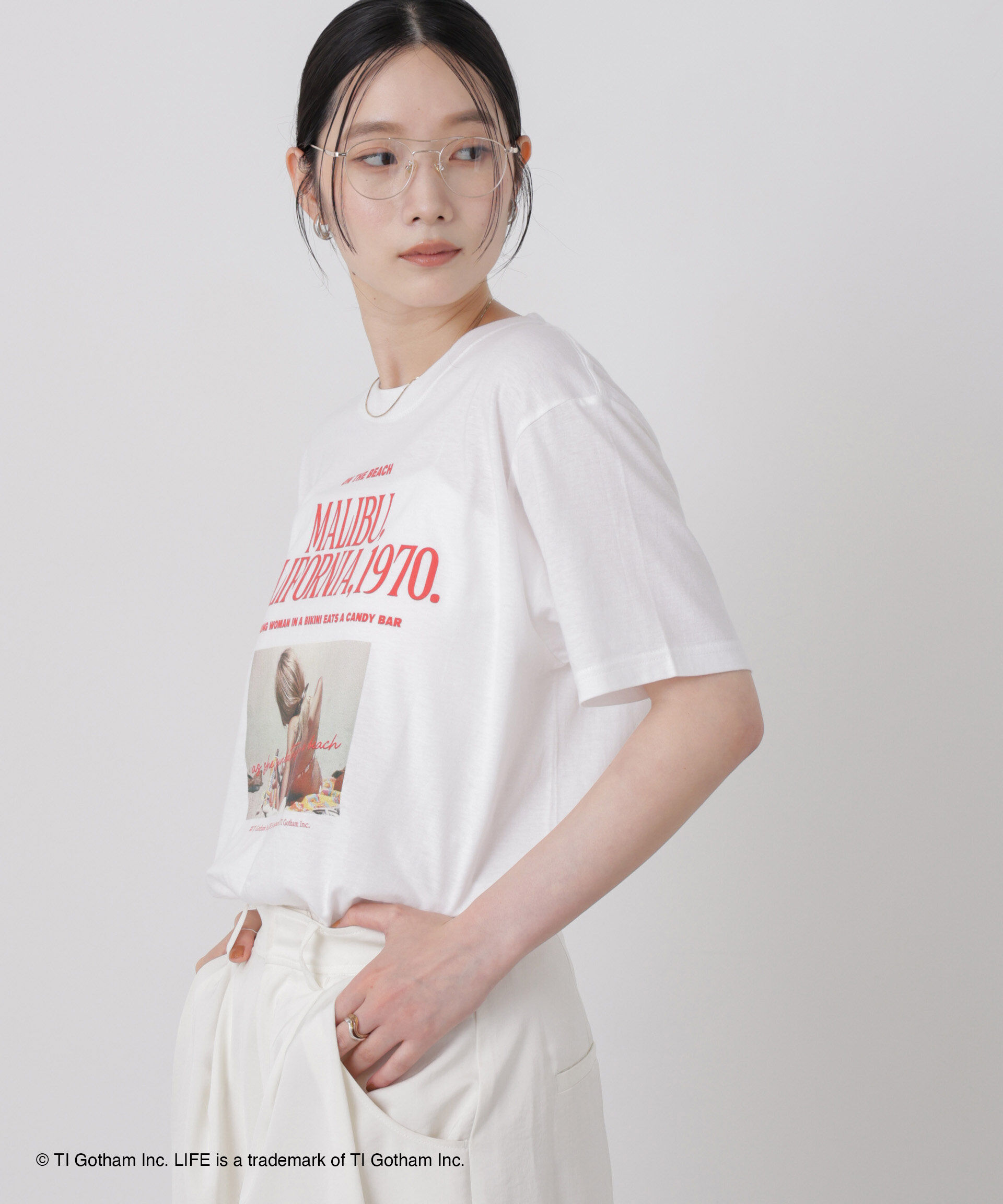 NANO universe「GOOD ROCK SPEED/LIFE PICTURE COLLECTION Tshirts White」|Tシャツ・カットソー|