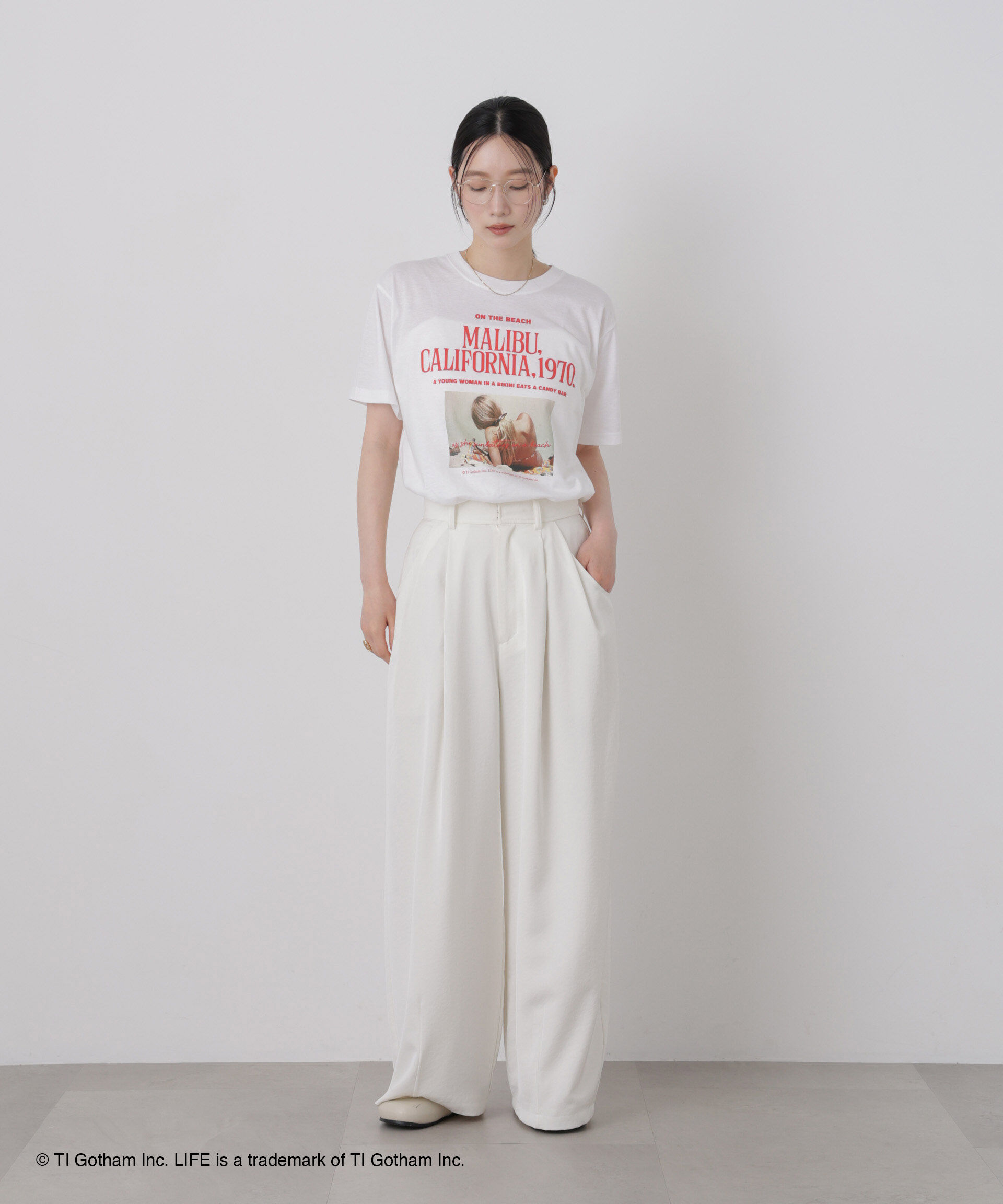 NANO universe「GOOD ROCK SPEED/LIFE PICTURE COLLECTION Tshirts White」|Tシャツ・カットソー|