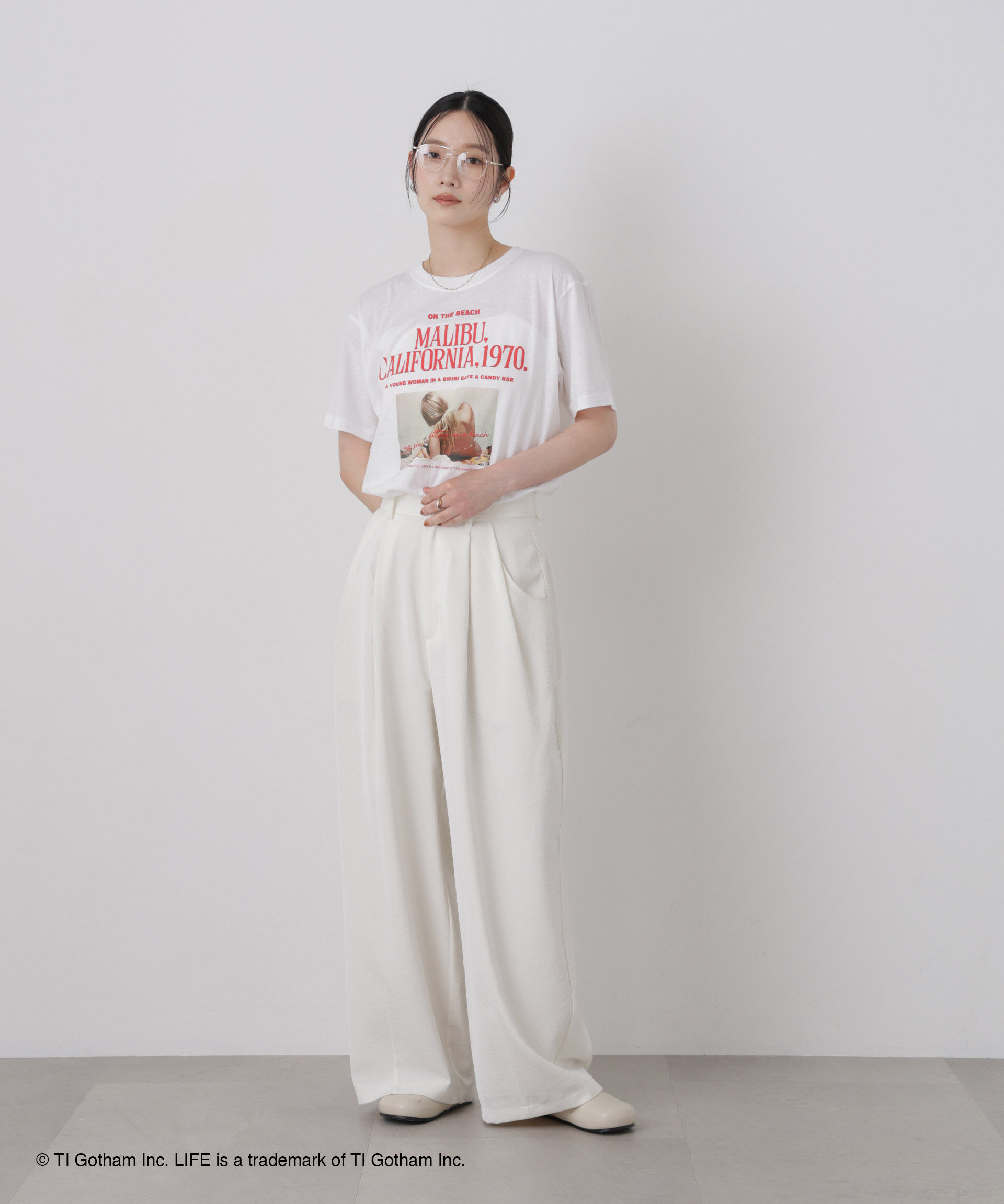 NANO universe「GOOD ROCK SPEED/LIFE PICTURE COLLECTION Tshirts White」|Tシャツ・カットソー|
