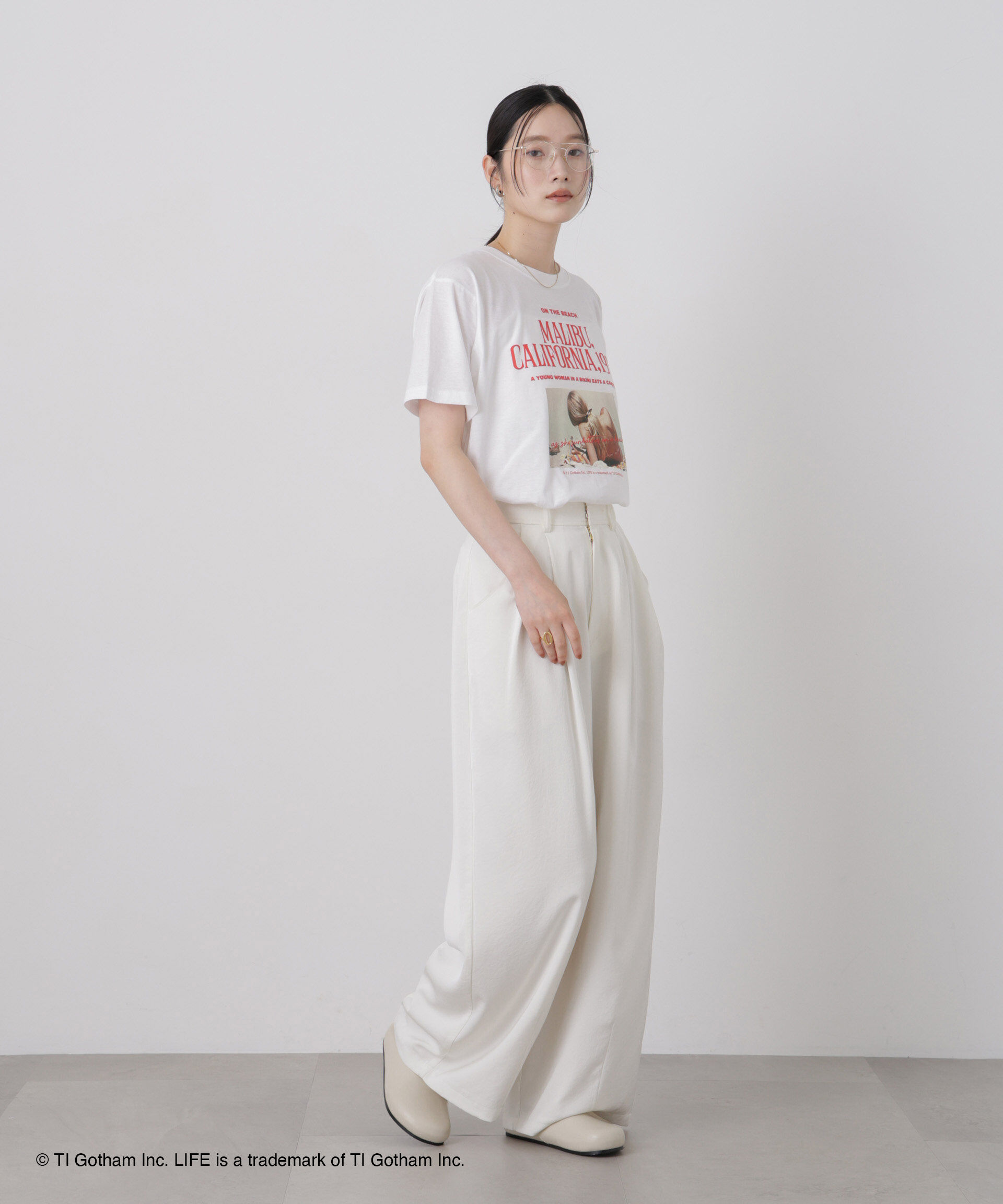 NANO universe「GOOD ROCK SPEED/LIFE PICTURE COLLECTION Tshirts White」|Tシャツ・カットソー|