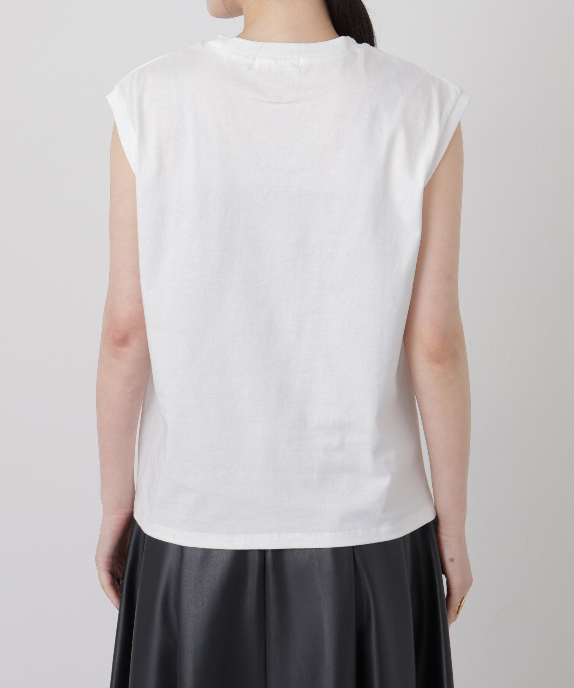 NANO universe「GOOD ROCK SPEED/LIFE PICTURE COLLECTION French sleeve White」|Tシャツ・カットソー|