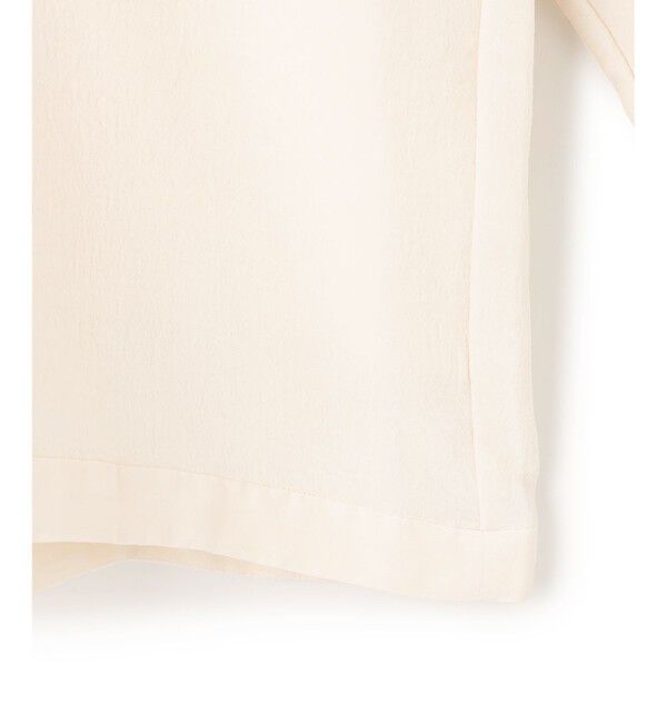BEIGE,「【洗える】POMONA / Vネックフード付プルオーバー」|Tシャツ・カットソー|
