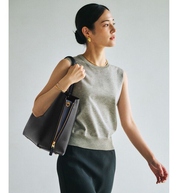 ROPE「【E'POR】【WEB限定】Y BAG Medium+/A4対応・通勤・26SS」|トートバッグ|ブラック(01)
