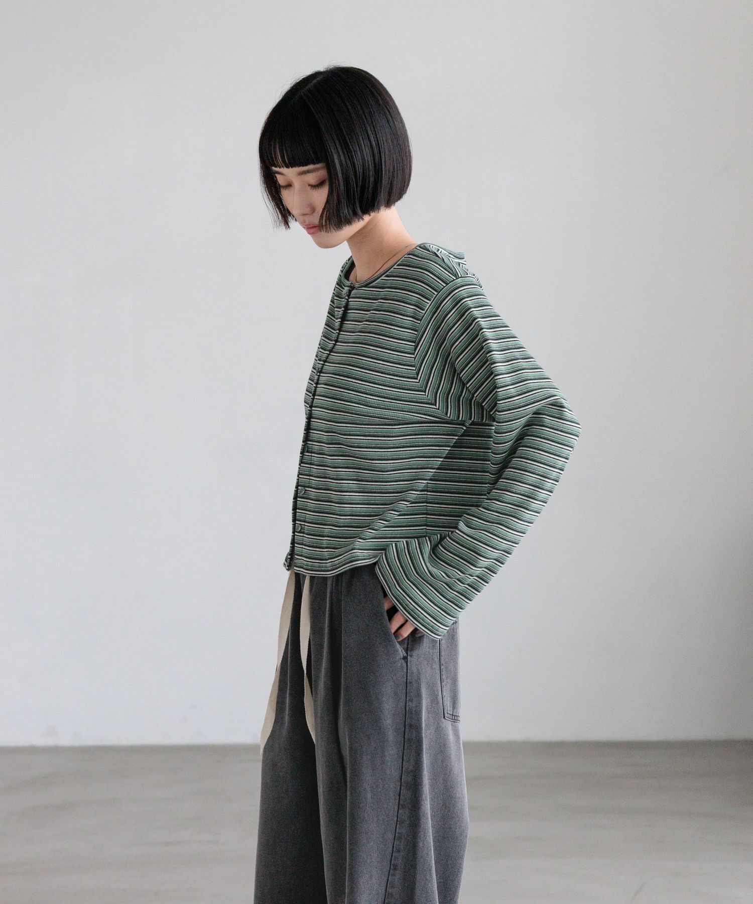 LOWRYS FARM「マルチＷＡＹカットカーディガンＬＳ」|Tシャツ・カットソー|