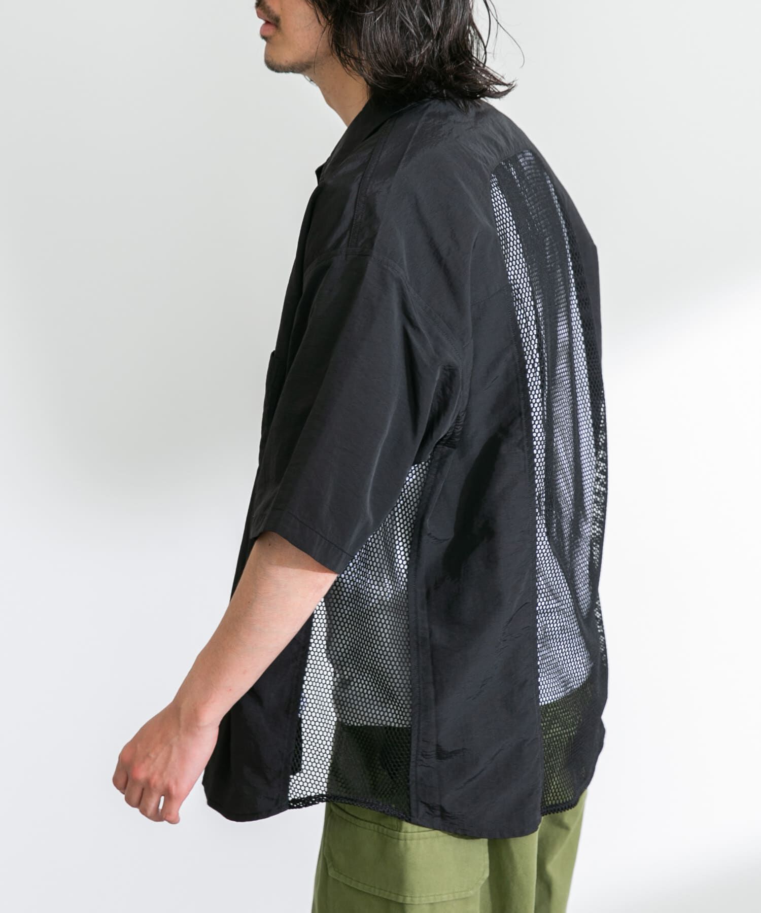 Sonny Label 「ARMY TWILL　Nylon OX Mesh H/S Shirts」|シャツ・ブラウス|