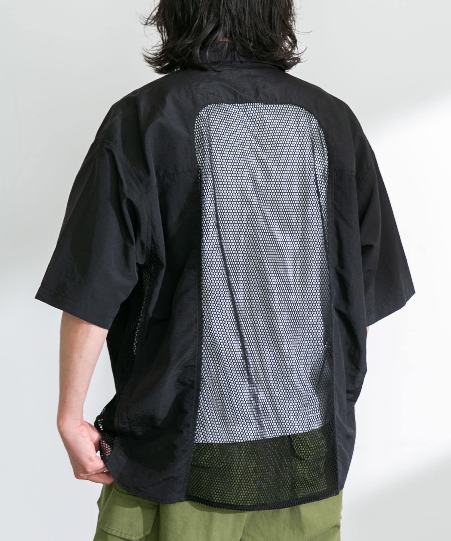 Sonny Label 「ARMY TWILL　Nylon OX Mesh H/S Shirts」|シャツ・ブラウス|