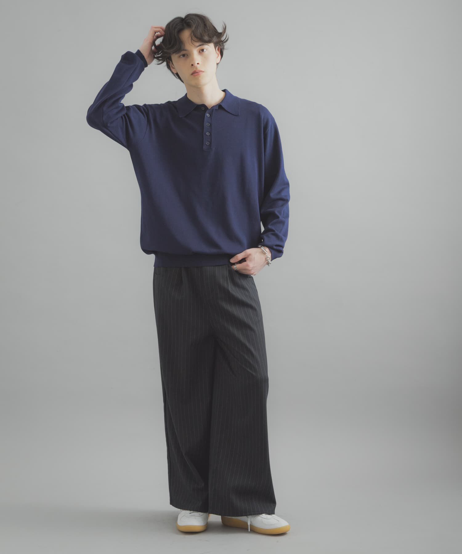 SENSE OF PLACE by URBAN RESEARCH「『洗濯可/防花粉』SKINProofニットポロシャツ」|ニット・セーター|