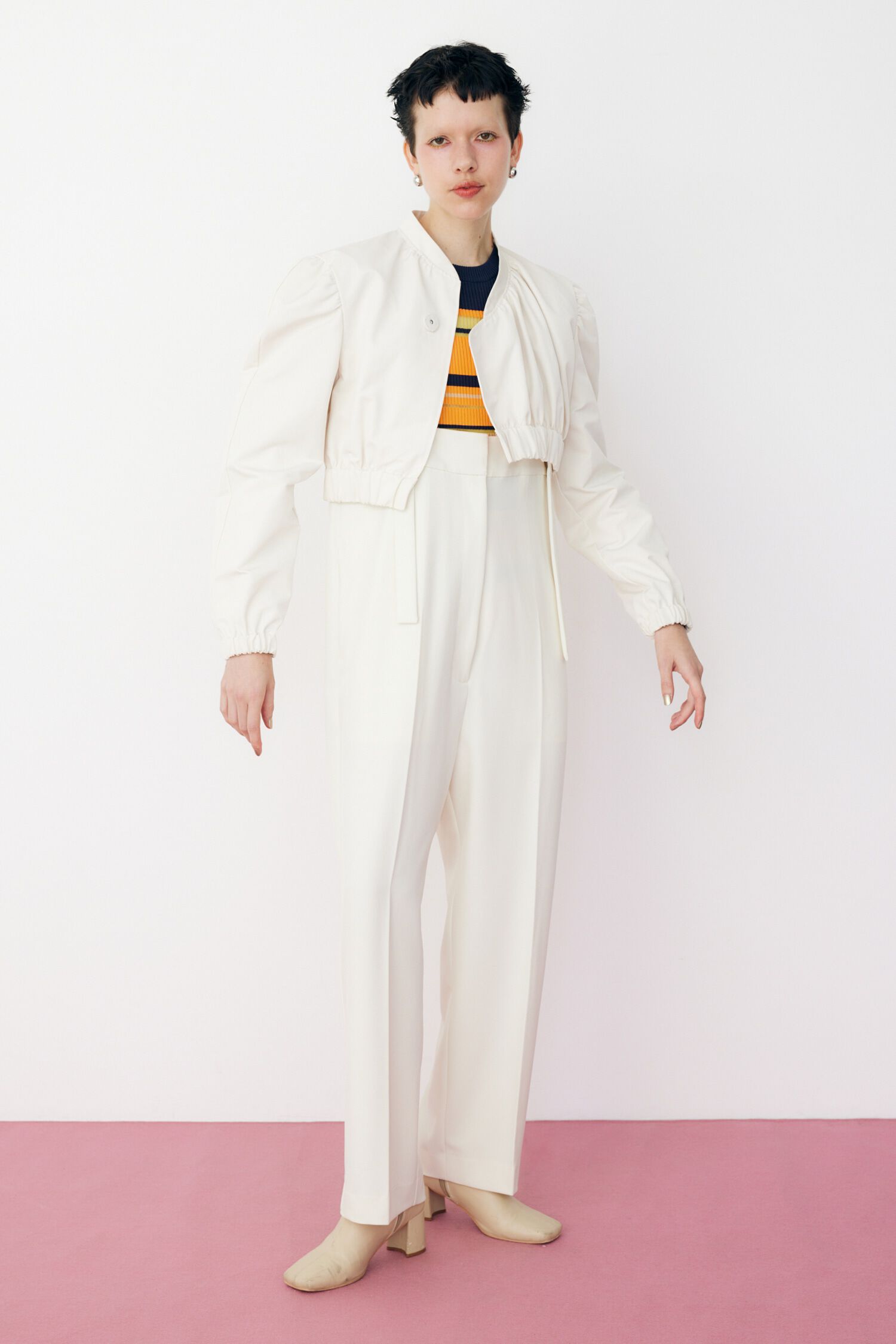 HeRIN.CYE「Many gather short blouson」|ブルゾン・スタジャン|