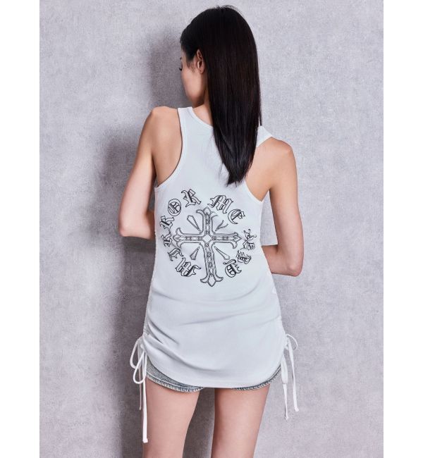 GYDA「GYDA side drawstringチュニック」|ワンピース|